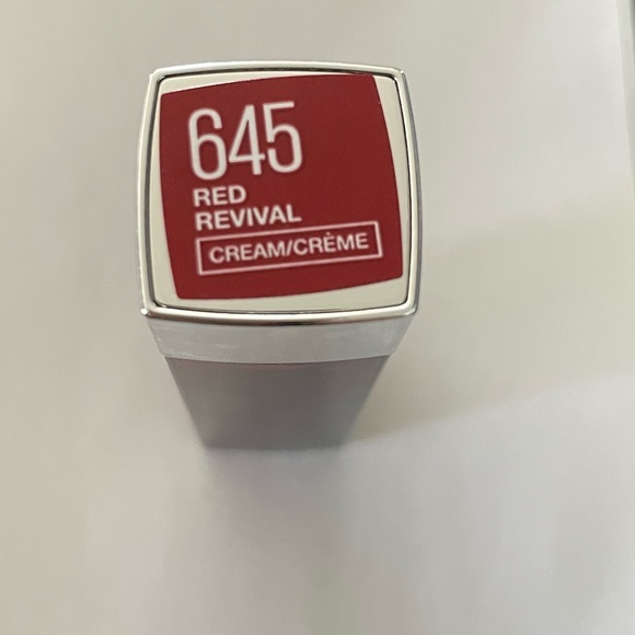 Maybelline New York Color Sensational Lipstick‎ Red Revival Cream 645 new 1.5* - Picture 2 of 9